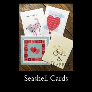 Seashell Cards | Owl & Rabbit Gallery